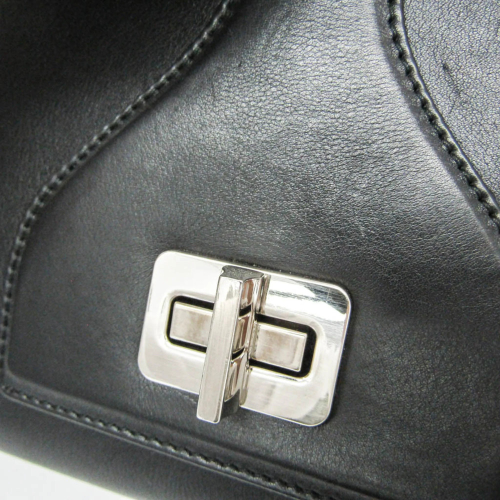 PRADA Black Leather Shoulder Bag - Picture 11 of 16